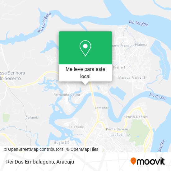 Rei Das Embalagens mapa