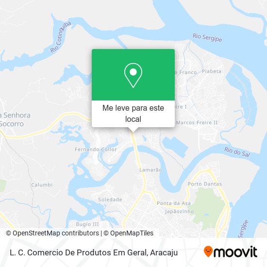 L. C. Comercio De Produtos Em Geral mapa