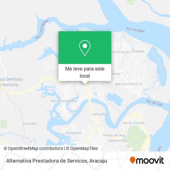 Alternativa Prestadora de Servicos mapa