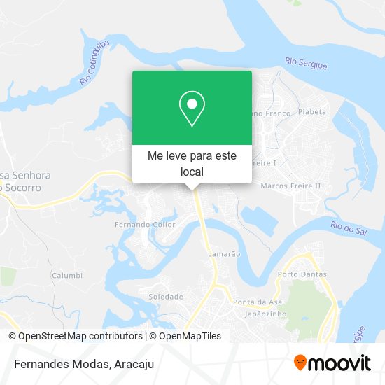 Fernandes Modas mapa