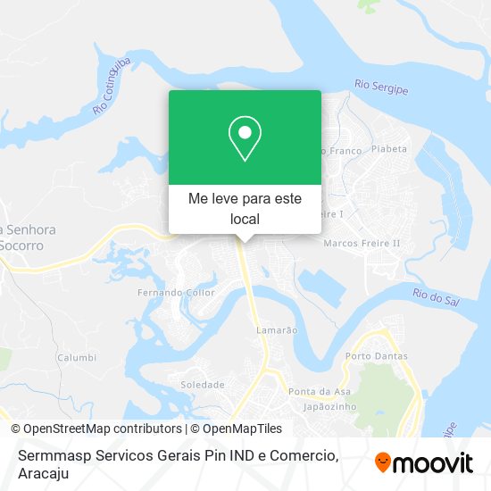 Sermmasp Servicos Gerais Pin IND e Comercio mapa