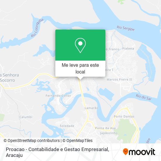 Proacao - Contabilidade e Gestao Empresarial mapa