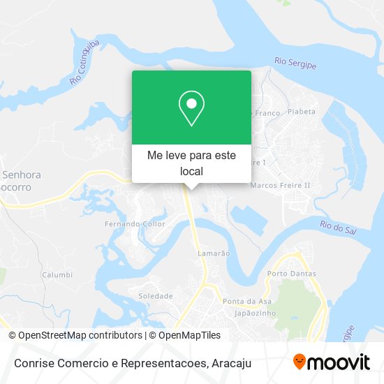 Conrise Comercio e Representacoes mapa