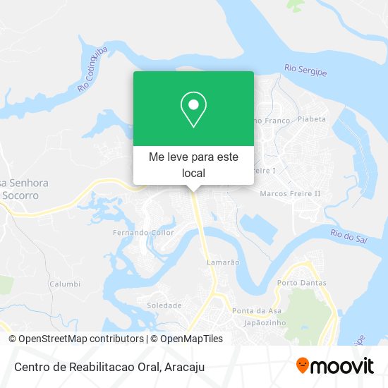 Centro de Reabilitacao Oral mapa