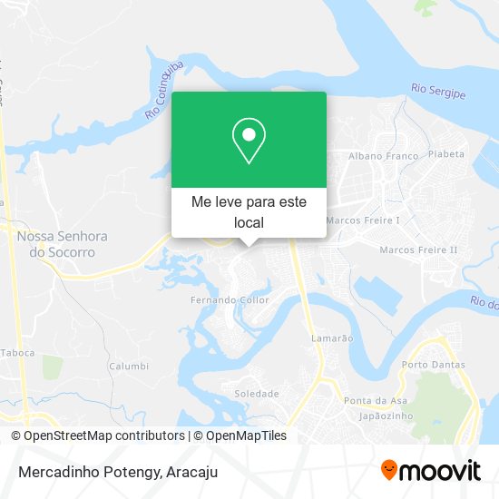 Mercadinho Potengy mapa