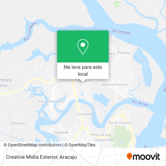 Creative Midia Exterior mapa