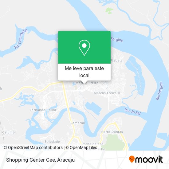 Shopping Center Cee mapa