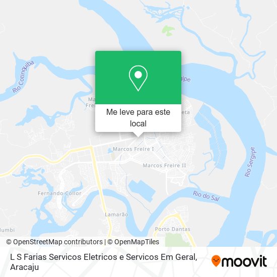 L S Farias Servicos Eletricos e Servicos Em Geral mapa