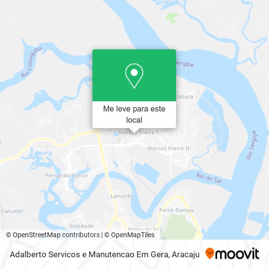 Adalberto Servicos e Manutencao Em Gera mapa