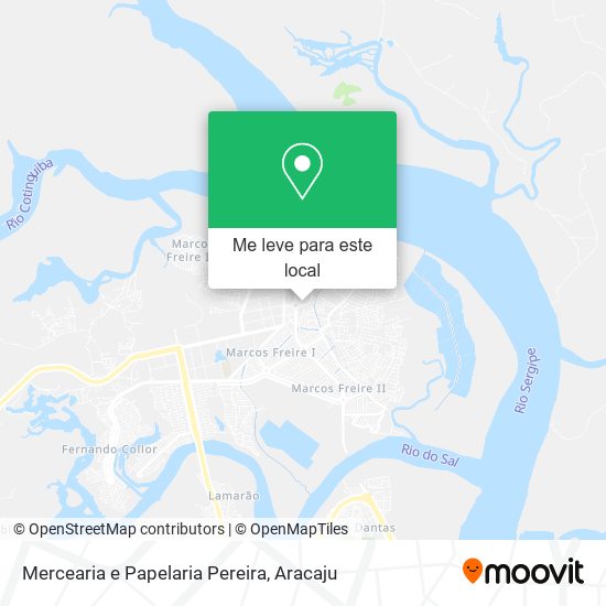 Mercearia e Papelaria Pereira mapa