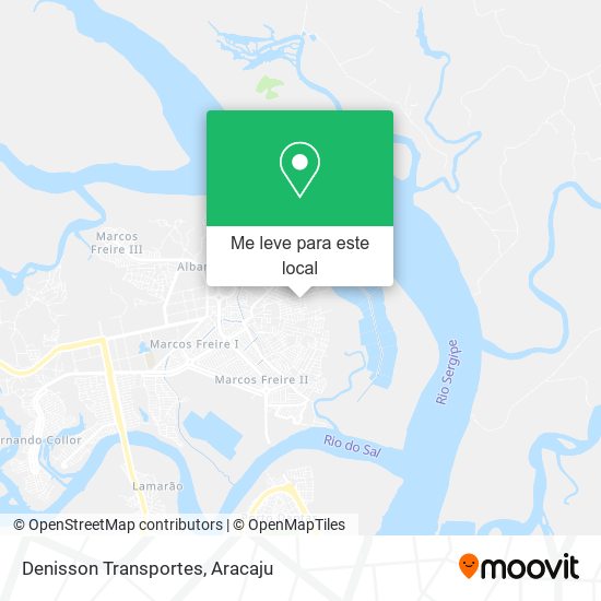 Denisson Transportes mapa