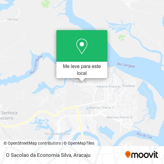 O Sacolao da Economia Silva mapa