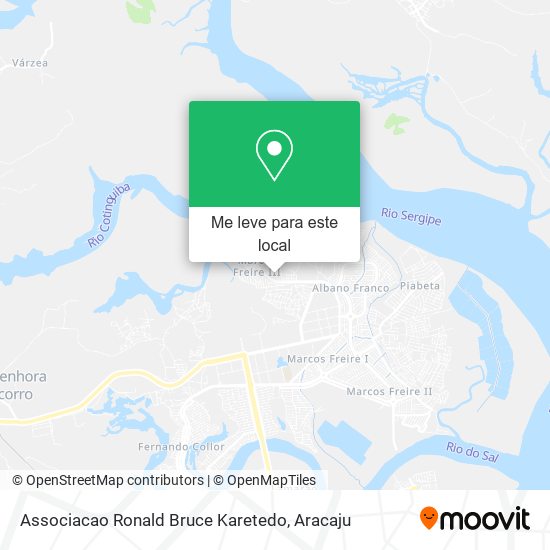 Associacao Ronald Bruce Karetedo mapa