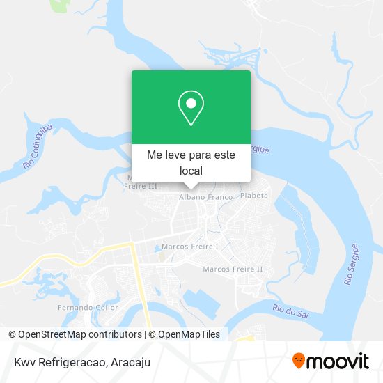 Kwv Refrigeracao mapa