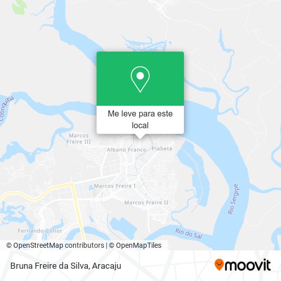 Bruna Freire da Silva mapa