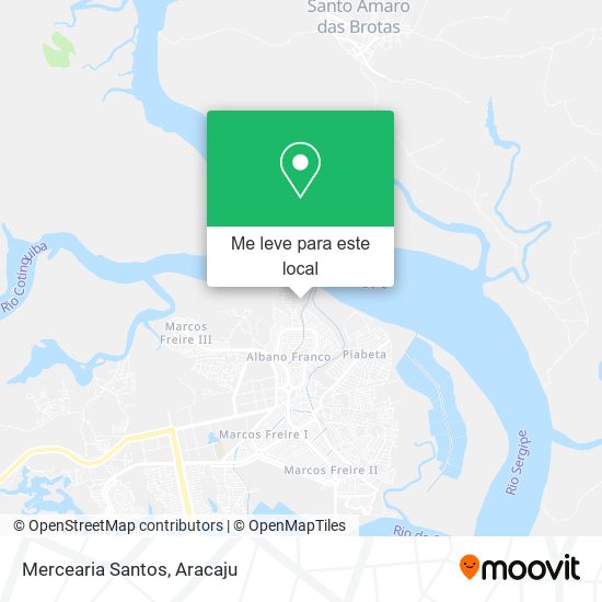 Mercearia Santos mapa