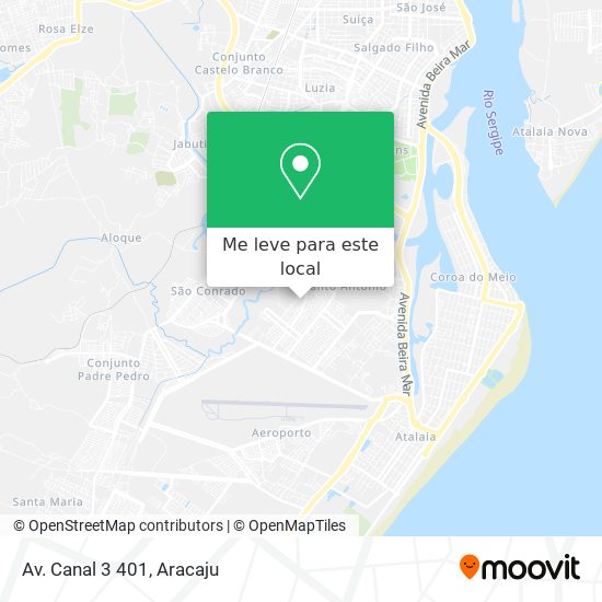 Av. Canal 3 401 mapa