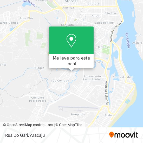 Rua Do Gari mapa