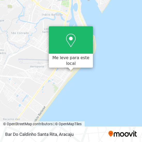 Bar Do Caldinho Santa Rita mapa