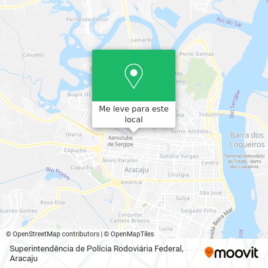 Superintendência de Polícia Rodoviária Federal mapa