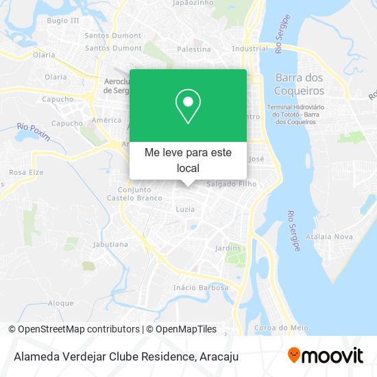Alameda Verdejar Clube Residence mapa