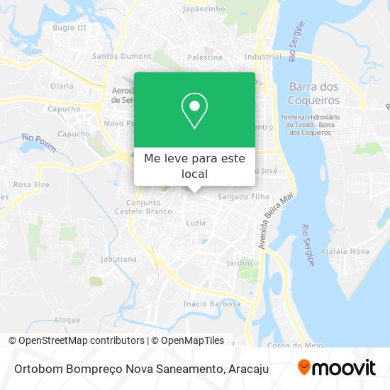 Ortobom Bompreço Nova Saneamento mapa