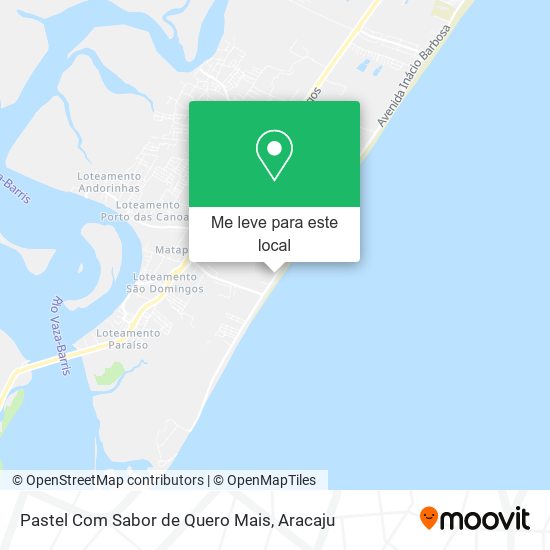 Pastel Com Sabor de Quero Mais mapa