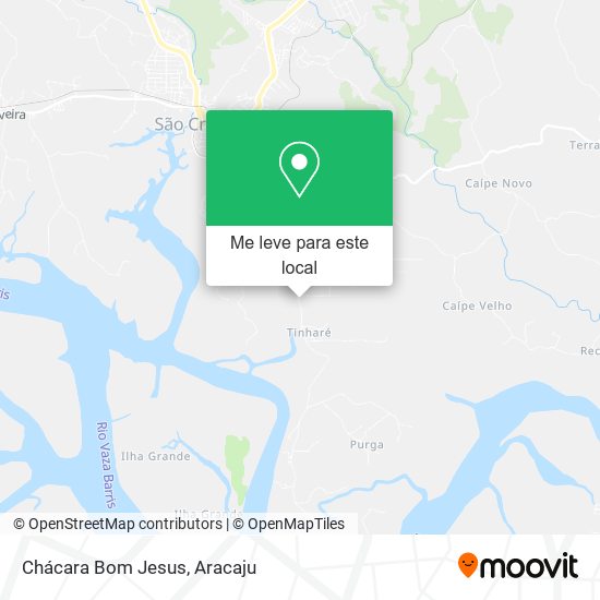 Chácara Bom Jesus mapa