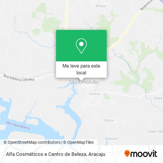 Alfa Cosméticos e Centro de Beleza mapa