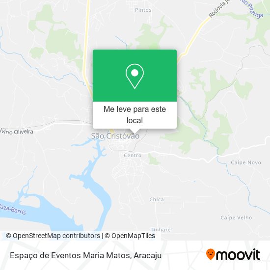 Espaço de Eventos Maria Matos mapa