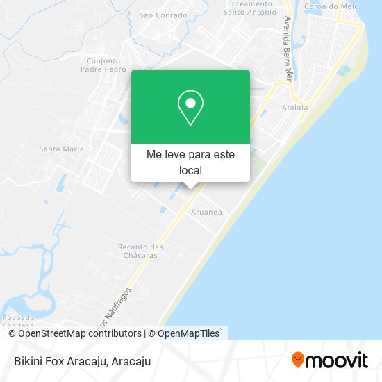 Bikini Fox Aracaju mapa