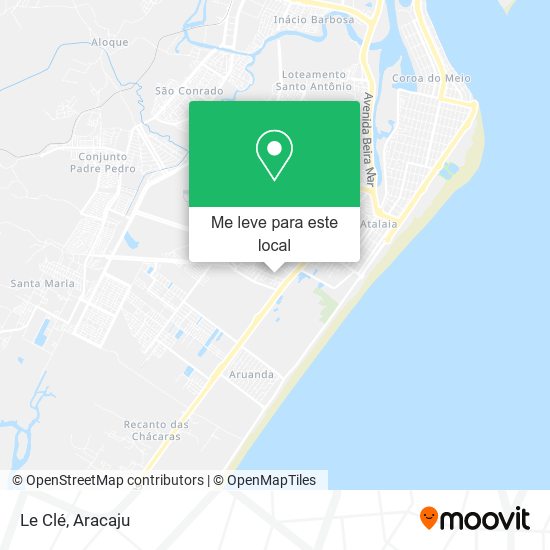 Le Clé mapa