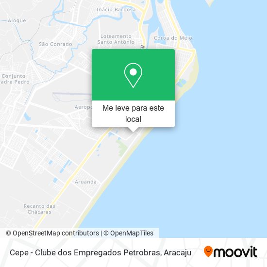 Cepe - Clube dos Empregados Petrobras mapa