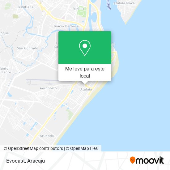 Evocast mapa