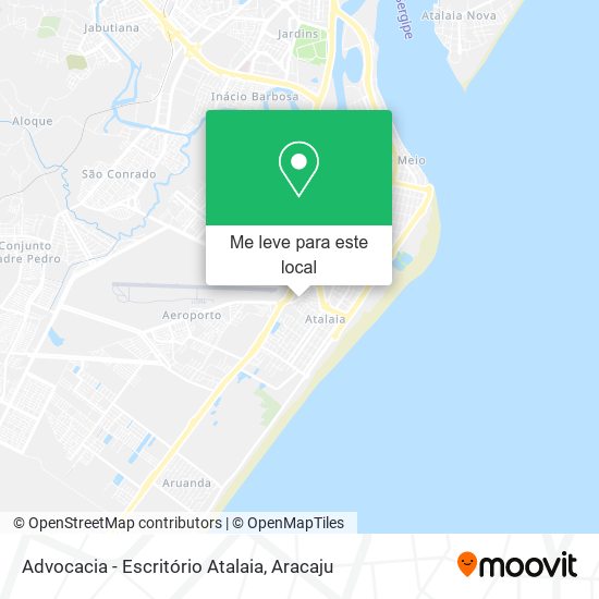 Advocacia - Escritório Atalaia mapa