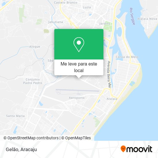 Gelão mapa