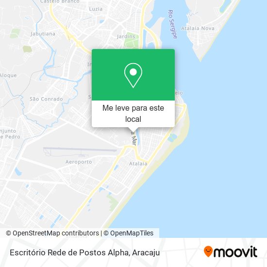 Escritório Rede de Postos Alpha mapa