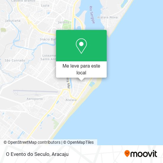 O Evento do Seculo mapa