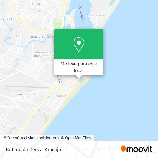 Boteco da Deuza mapa