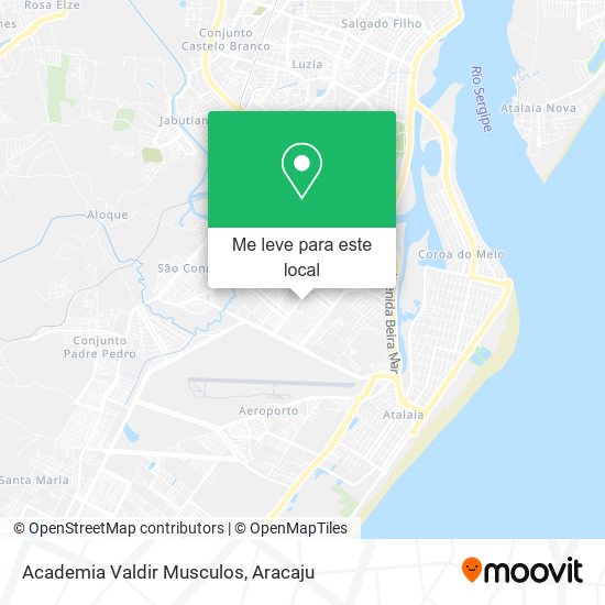 Academia Valdir Musculos mapa