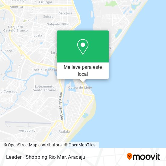 Leader - Shopping Rio Mar mapa