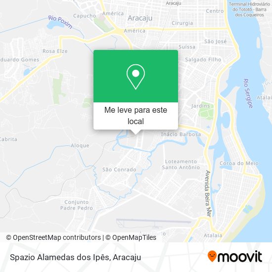 Spazio Alamedas dos Ipês mapa