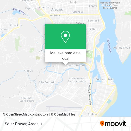 Solar Power mapa