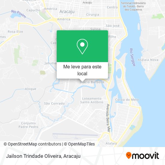 Jailson Trindade Oliveira mapa