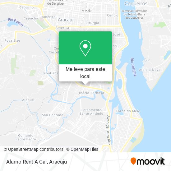 Alamo Rent A Car mapa