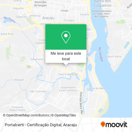 Portalcerti - Certificação Digital mapa