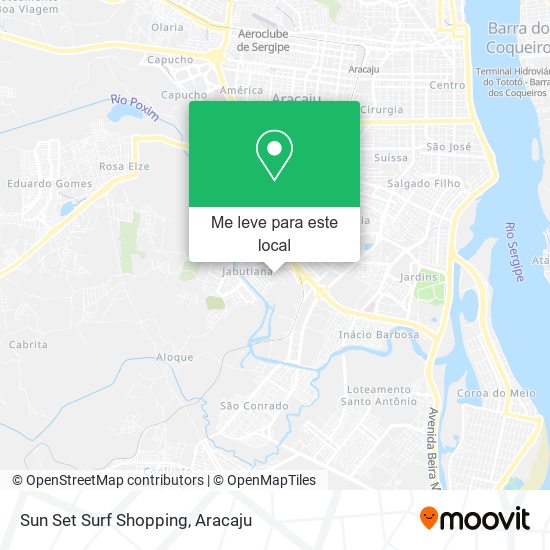 Sun Set Surf Shopping mapa