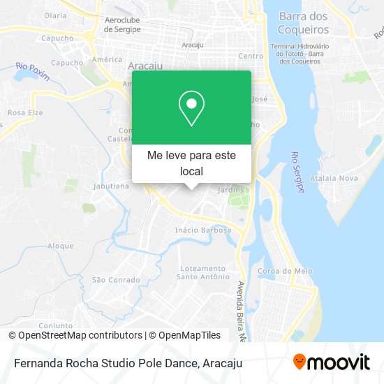 Fernanda Rocha Studio Pole Dance mapa