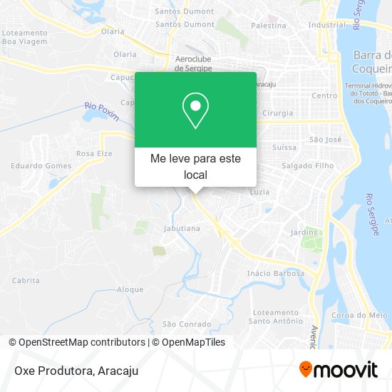 Oxe Produtora mapa