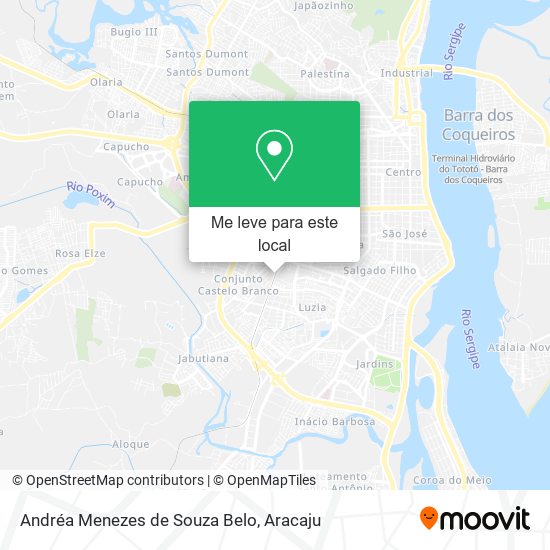 Andréa Menezes de Souza Belo mapa